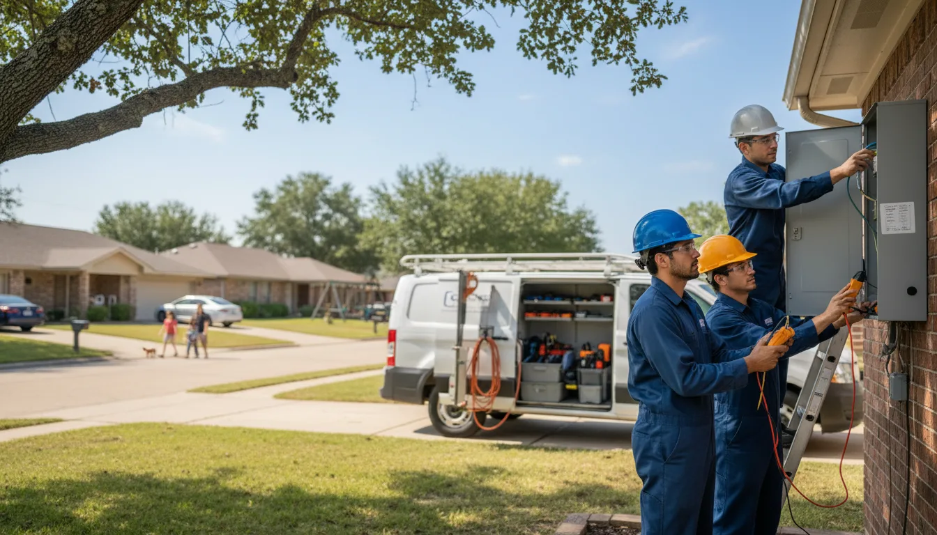 Certified electrician providing emergency electrical services in Brewster, MN